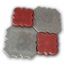 Плитка фэм «Декор» (цветной c серым 214*214*45 см.)